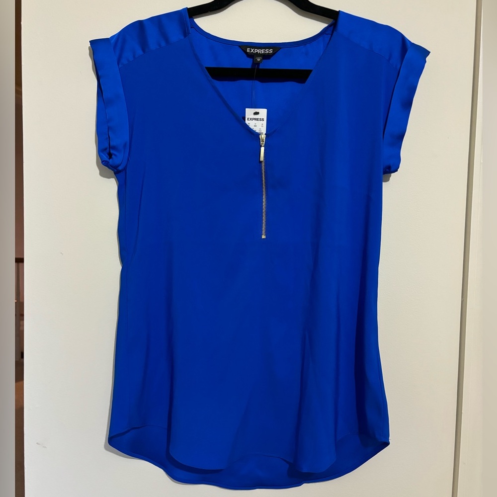 Blue Express Blouse NWT